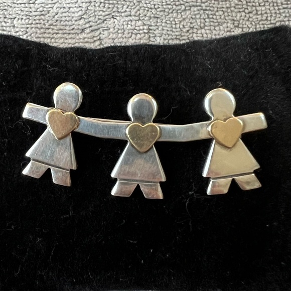 Vintage Naldo Sterling Silver Brooch - Picture 1 of 5